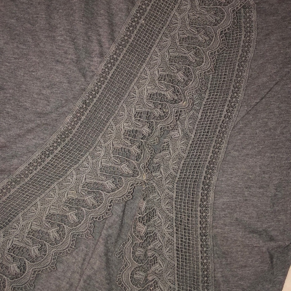 Quarter Sleeve Dark Gray Shirt